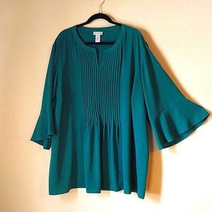 4X Catherines blouse, stretch georgette